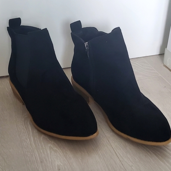 Black Suede Ankle Boots | 6 - Picture 1 of 6